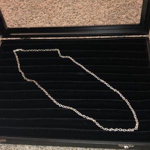 Sterling silver chain necklace
